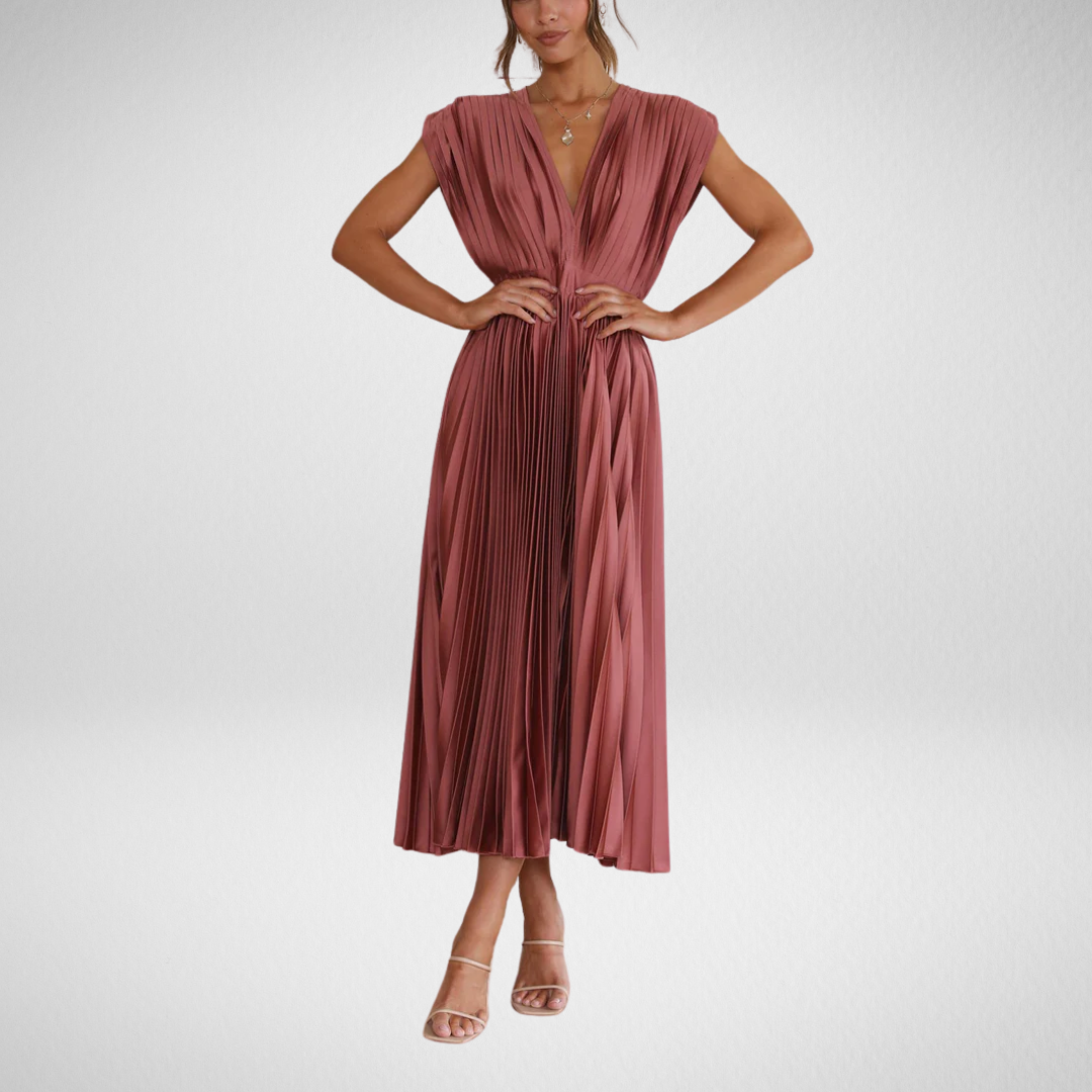 Maria | Elegant geplooide jurk