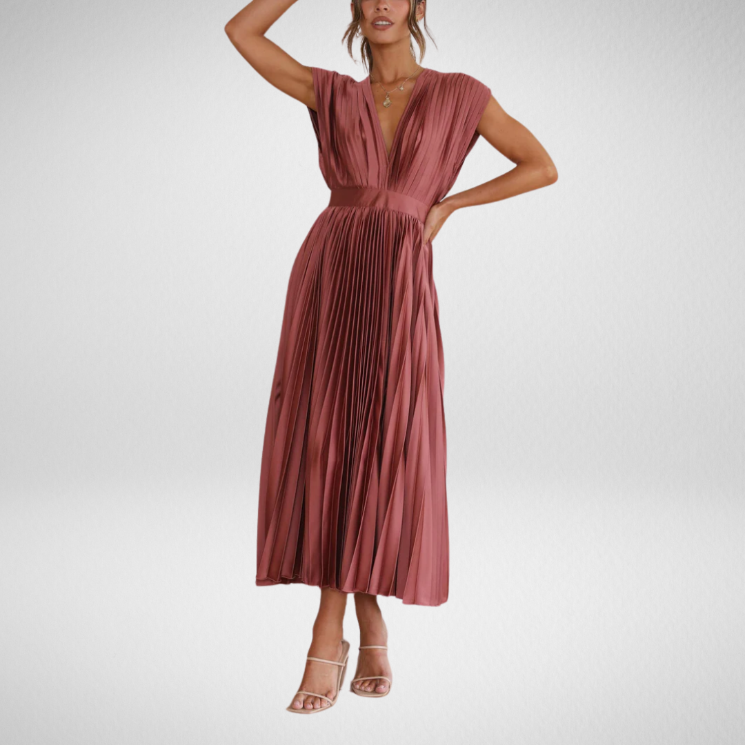 Maria | Elegant geplooide jurk
