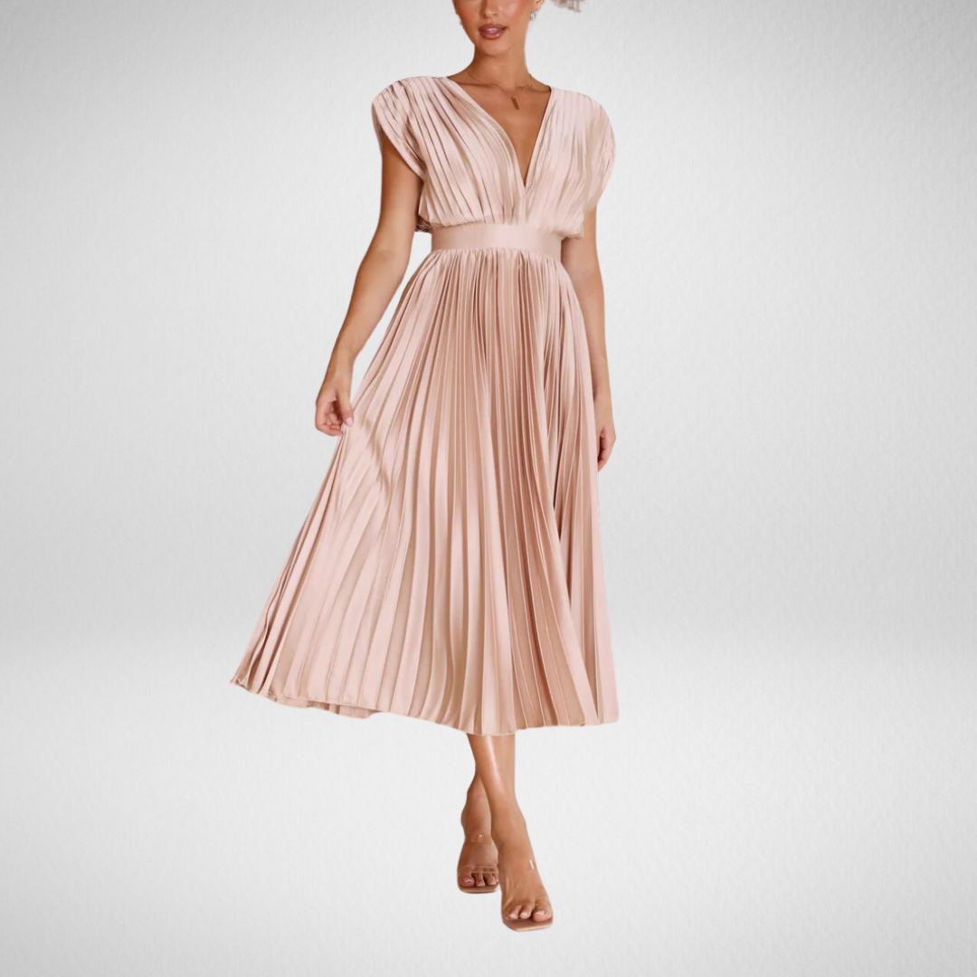 Maria | Elegant geplooide jurk