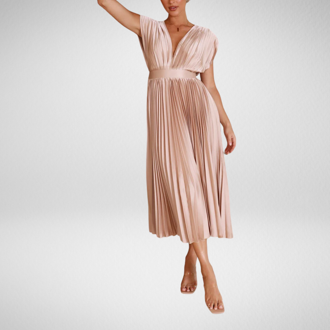 Maria | Elegant geplooide jurk