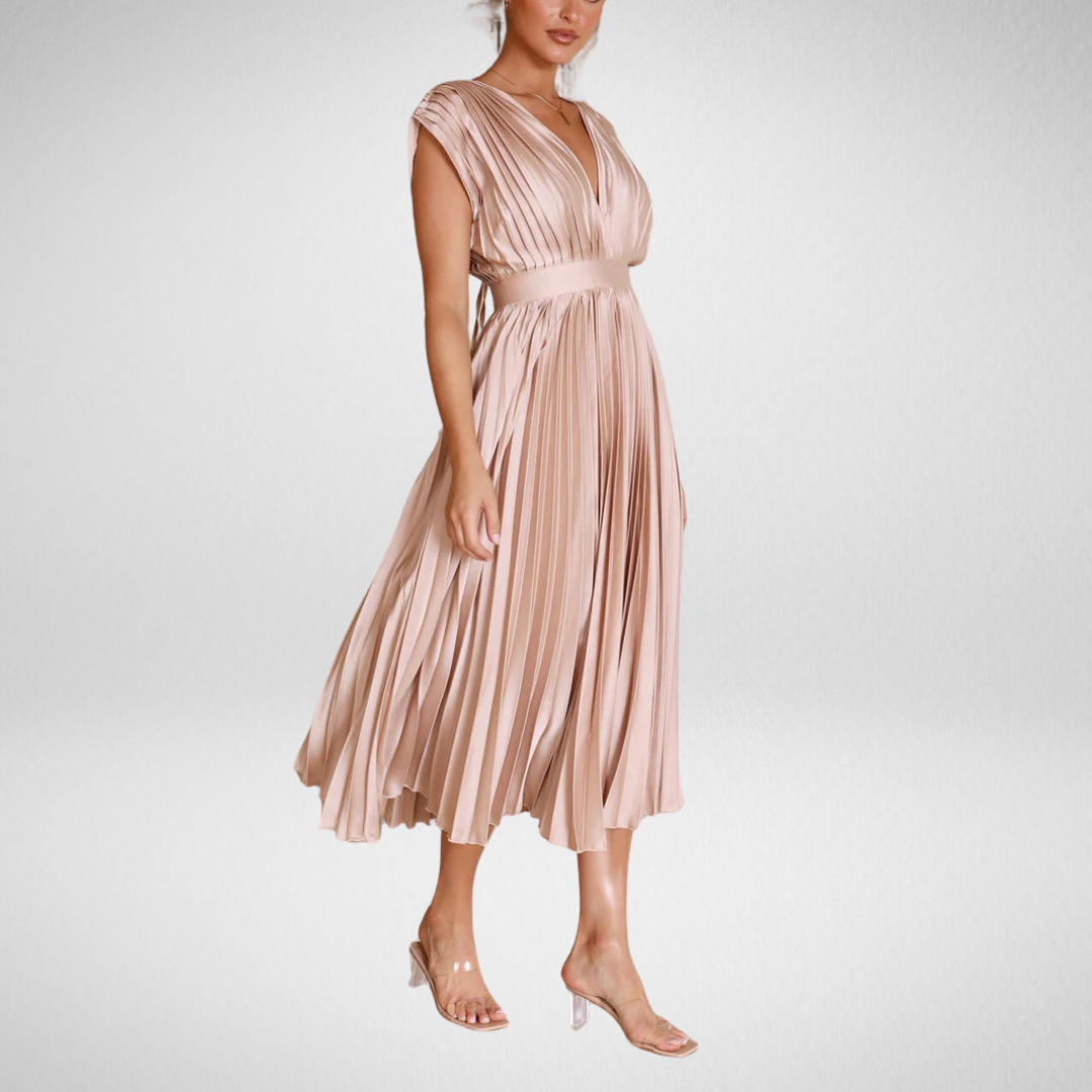 Maria | Elegant geplooide jurk