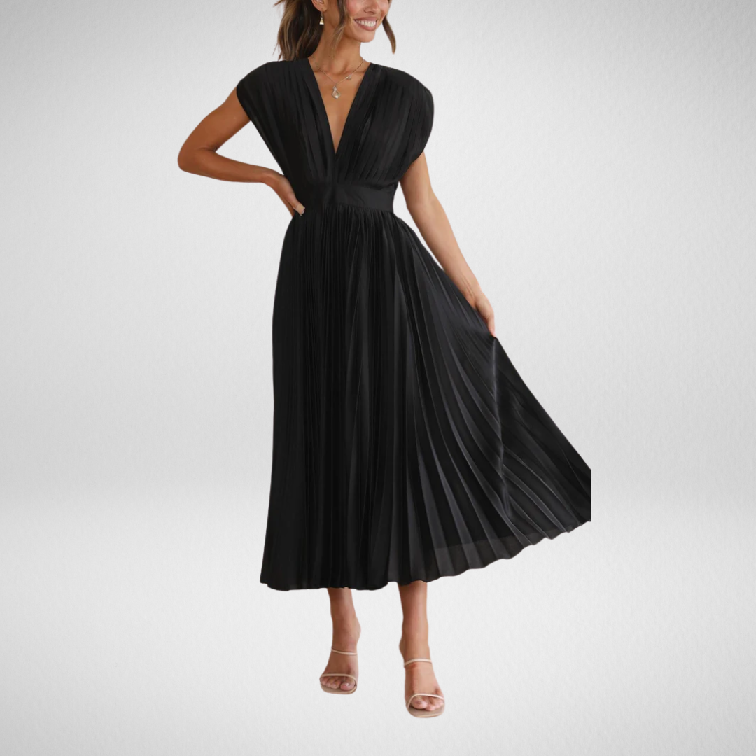 Maria | Elegant geplooide jurk