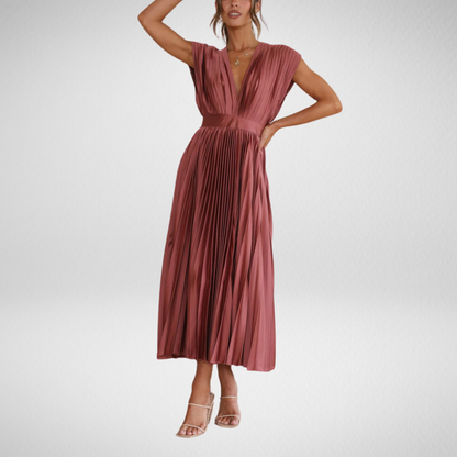 Maria | Elegant geplooide jurk