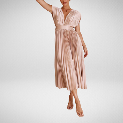 Maria | Elegant geplooide jurk